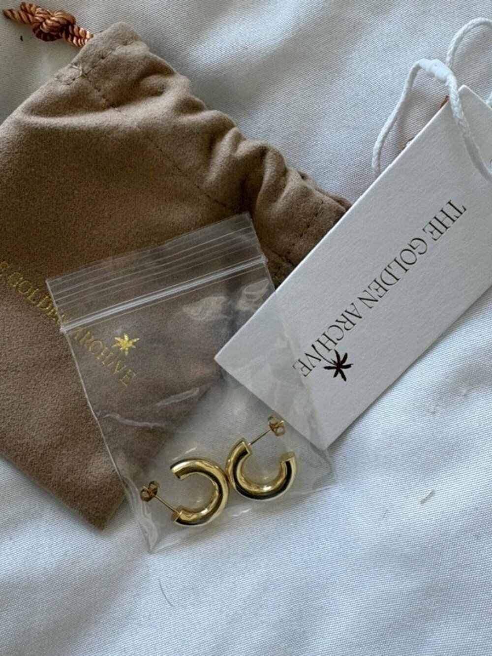 NWT GOLD FILLED HOOPS